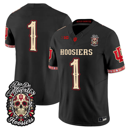  Indiana Hoosiers Día de los Muertos Vapor Limited Jersey - Stitched