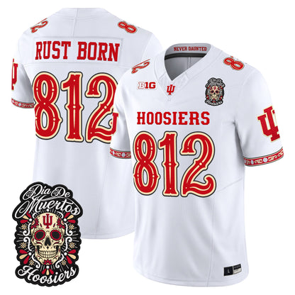  Indiana Hoosiers Día de los Muertos Vapor Limited Jersey - Stitched