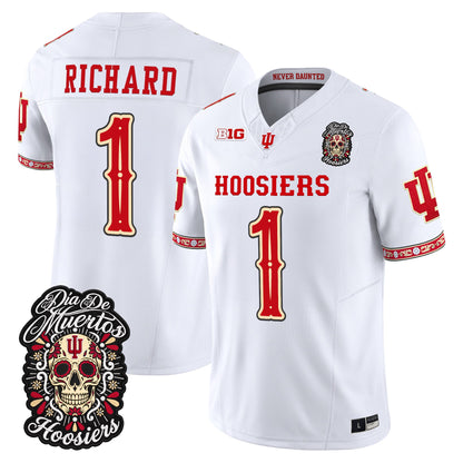 Indiana Hoosiers Día de los Muertos Vapor Limited Jersey - Stitched