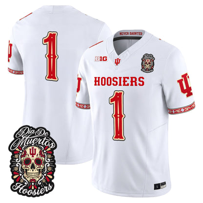  Indiana Hoosiers Día de los Muertos Vapor Limited Jersey - Stitched