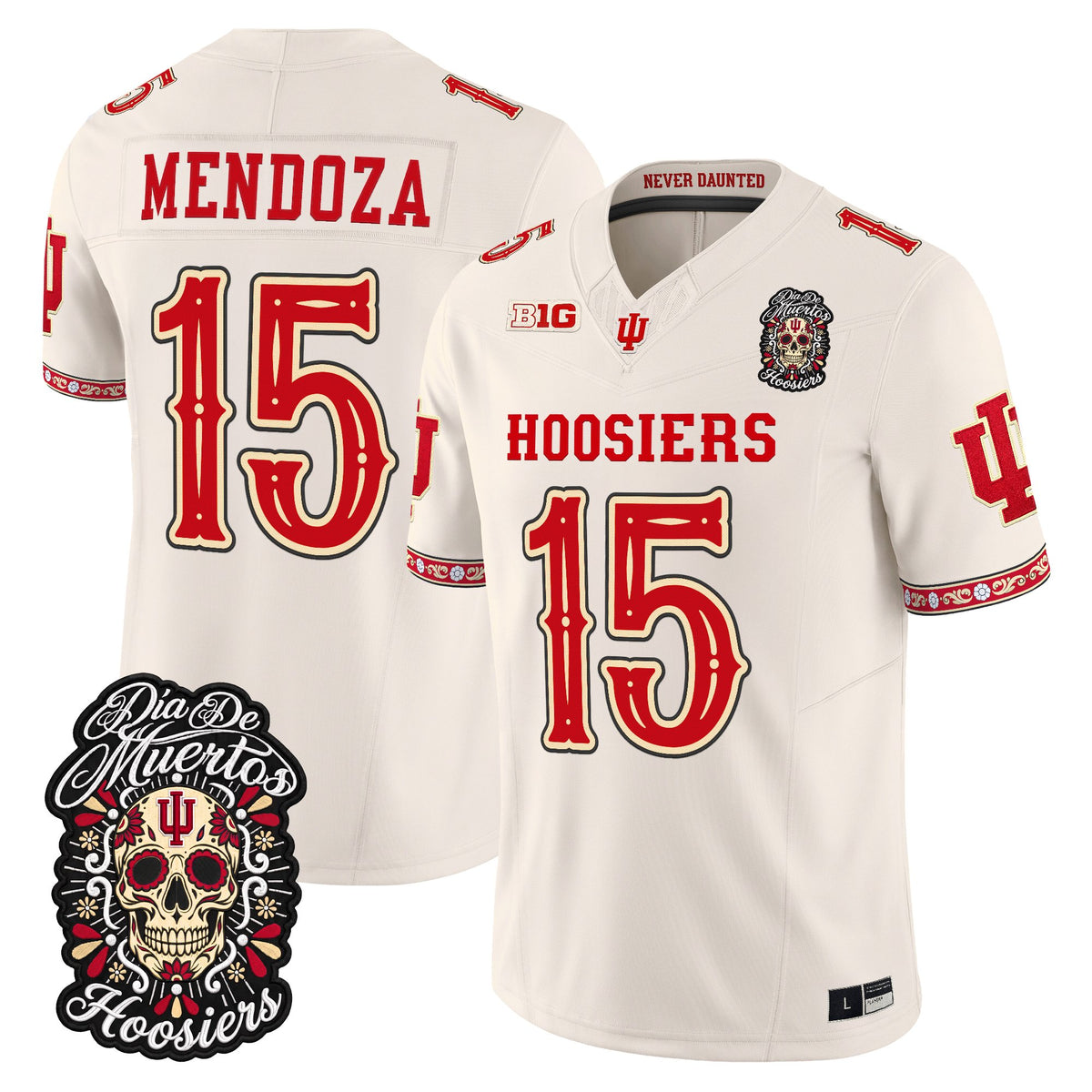 Indiana Hoosiers Día de los Muertos Vapor Limited Jersey - Stitched
