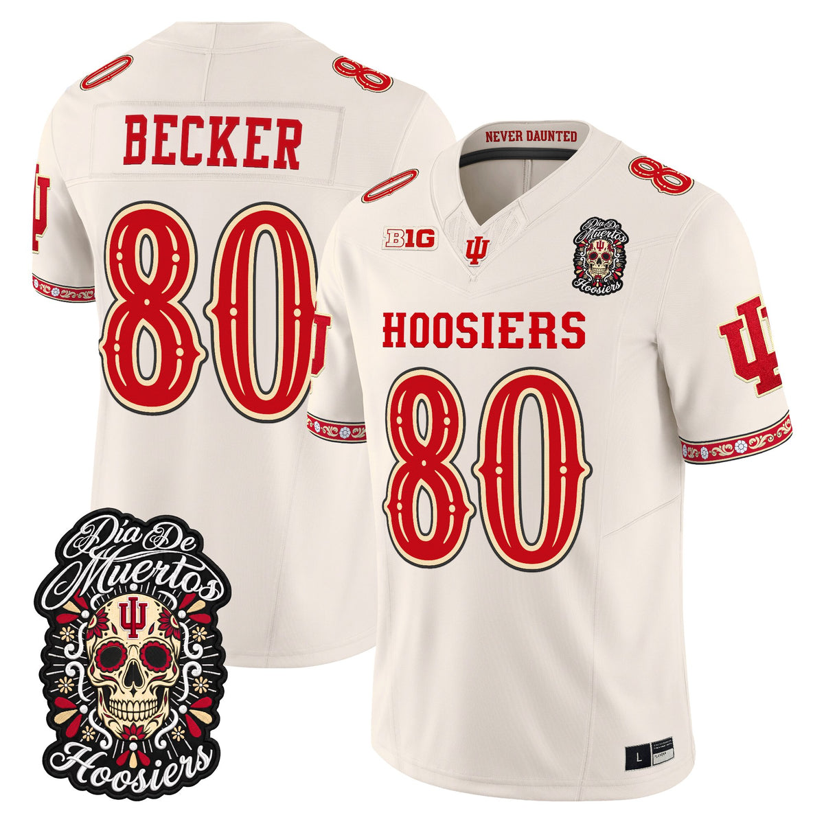  Indiana Hoosiers Día de los Muertos Vapor Limited Jersey - Stitched