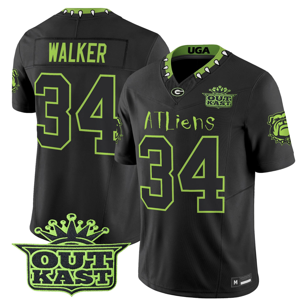 Outkast x Georgia Bulldogs Vapor Limited Jersey V2 - Stitched