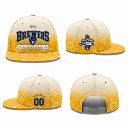 MIL 2026 World Series Champions Personalized Snapback Cap - Printed V3
