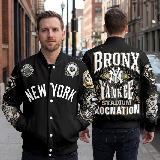 NYY x Jay Z Limited Edition Varsity Jacket - Printed