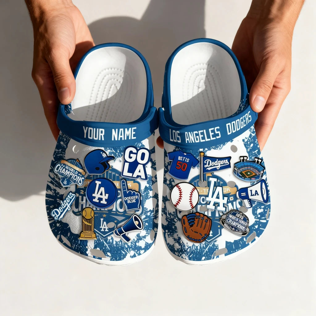 LAD World Series Champions Clogs - Charms Gift Set