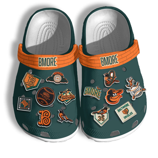 BAL 2026 City Connect Green Clogs - Charms Gift Set
