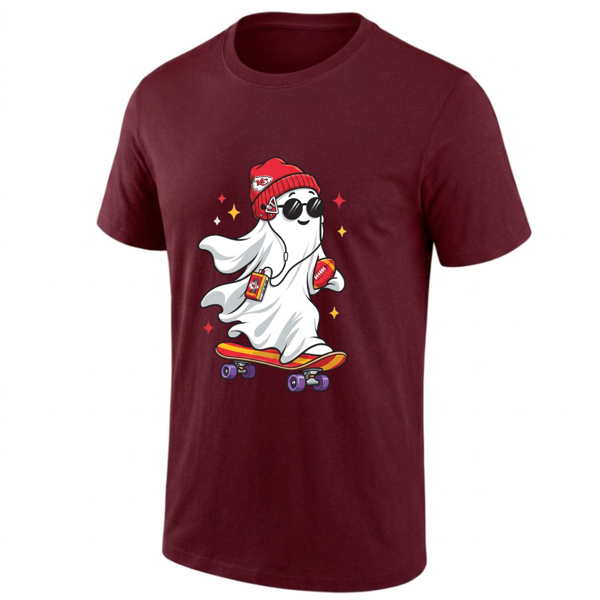 KC Skater Boo One Side T-Shirt - Printed
