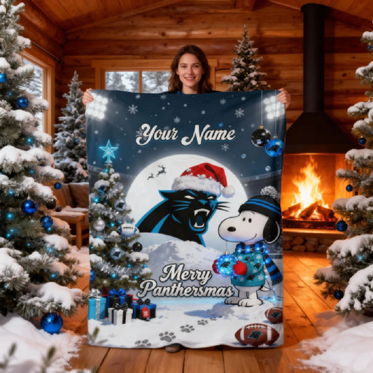 CAR x SNP | Premium Christmas Fleece Blanket & Throw Pillow