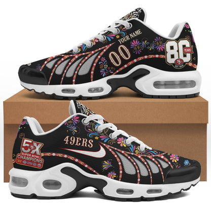 San Francisco 49ers Día de los Muertos Edition Custom Sport Shoes