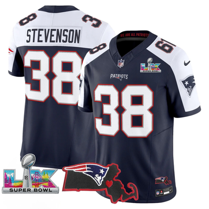 NE SB LX Game Patch Vapor Limited Jersey - All Stitched