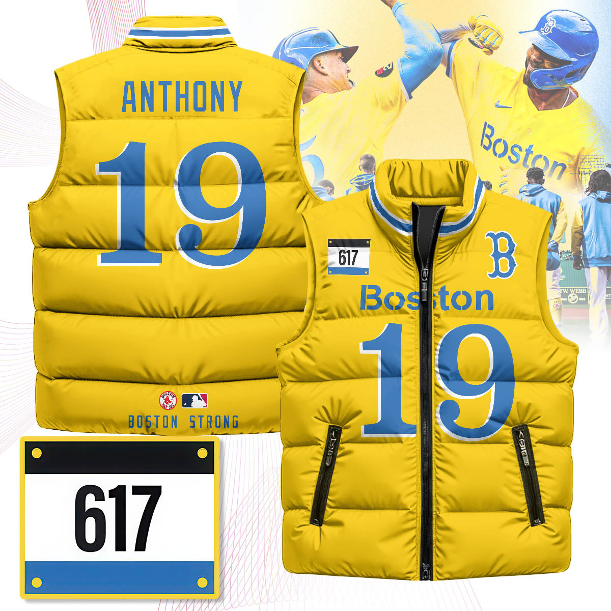 Boston Red Sox Unisex Puffer Vest
