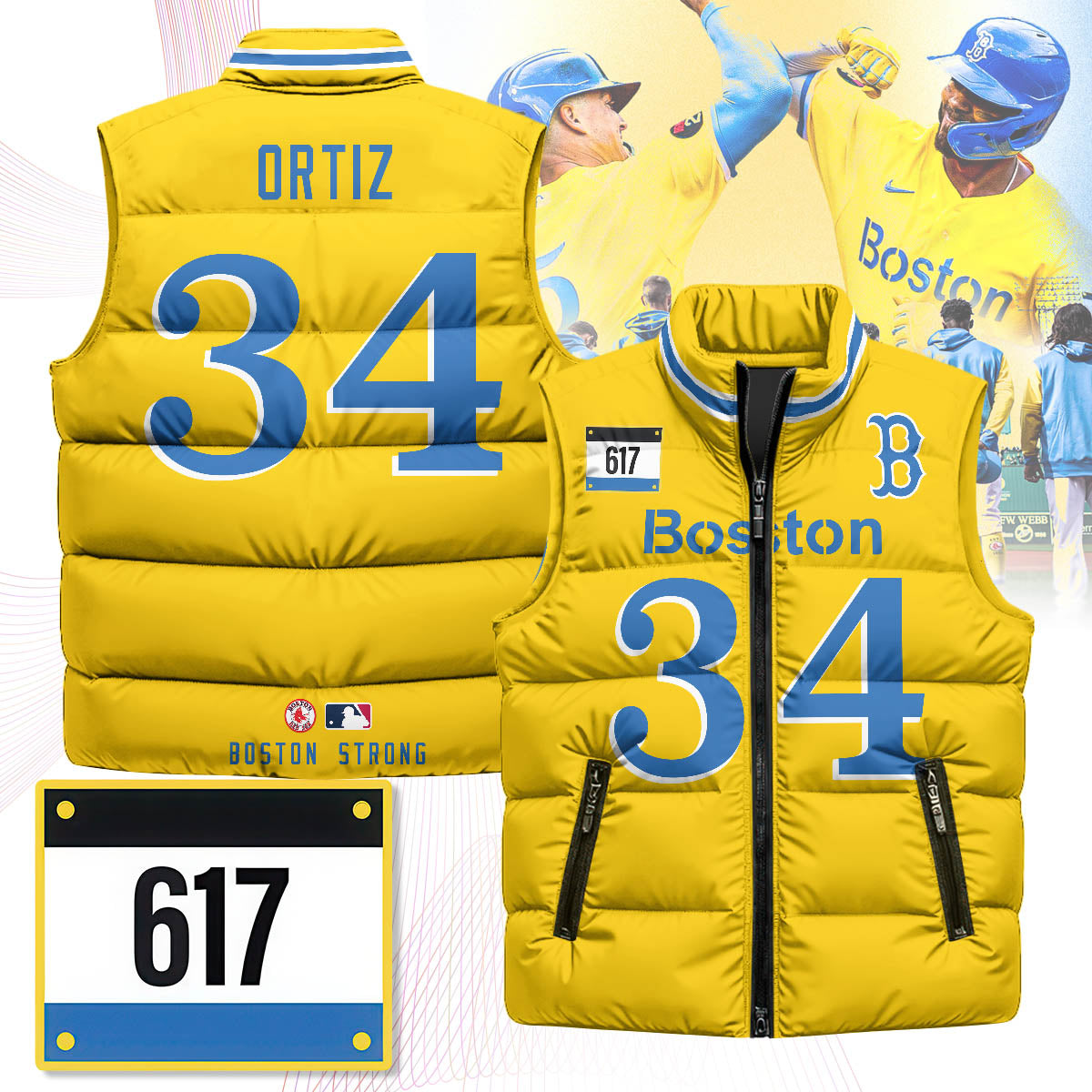 Boston Red Sox Unisex Puffer Vest