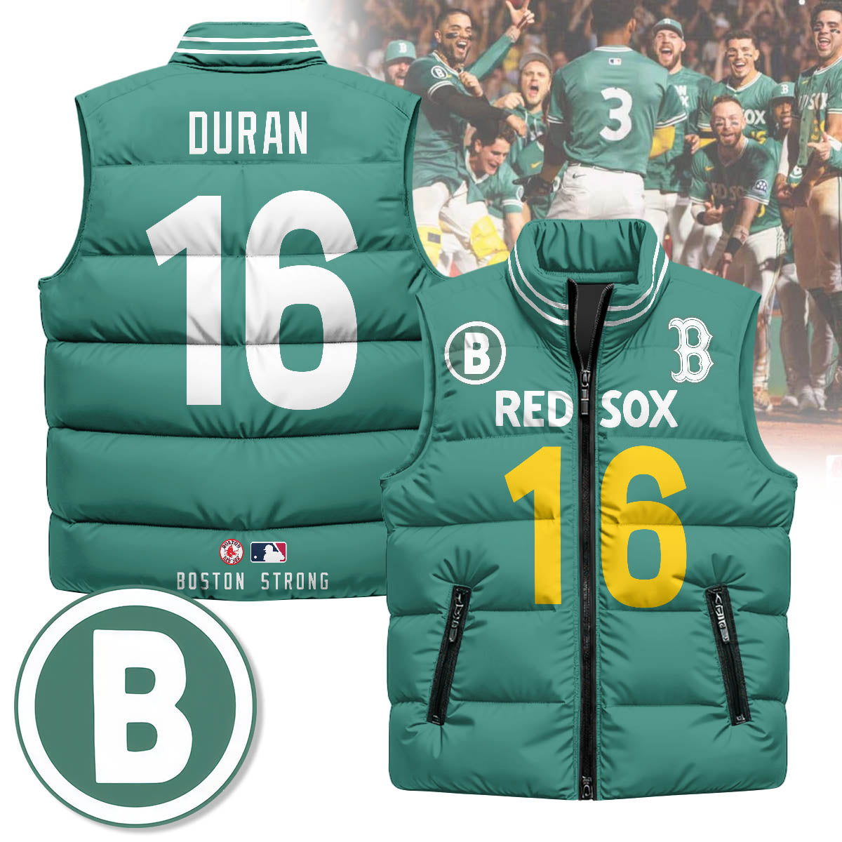 Boston Red Sox Unisex Puffer Vest