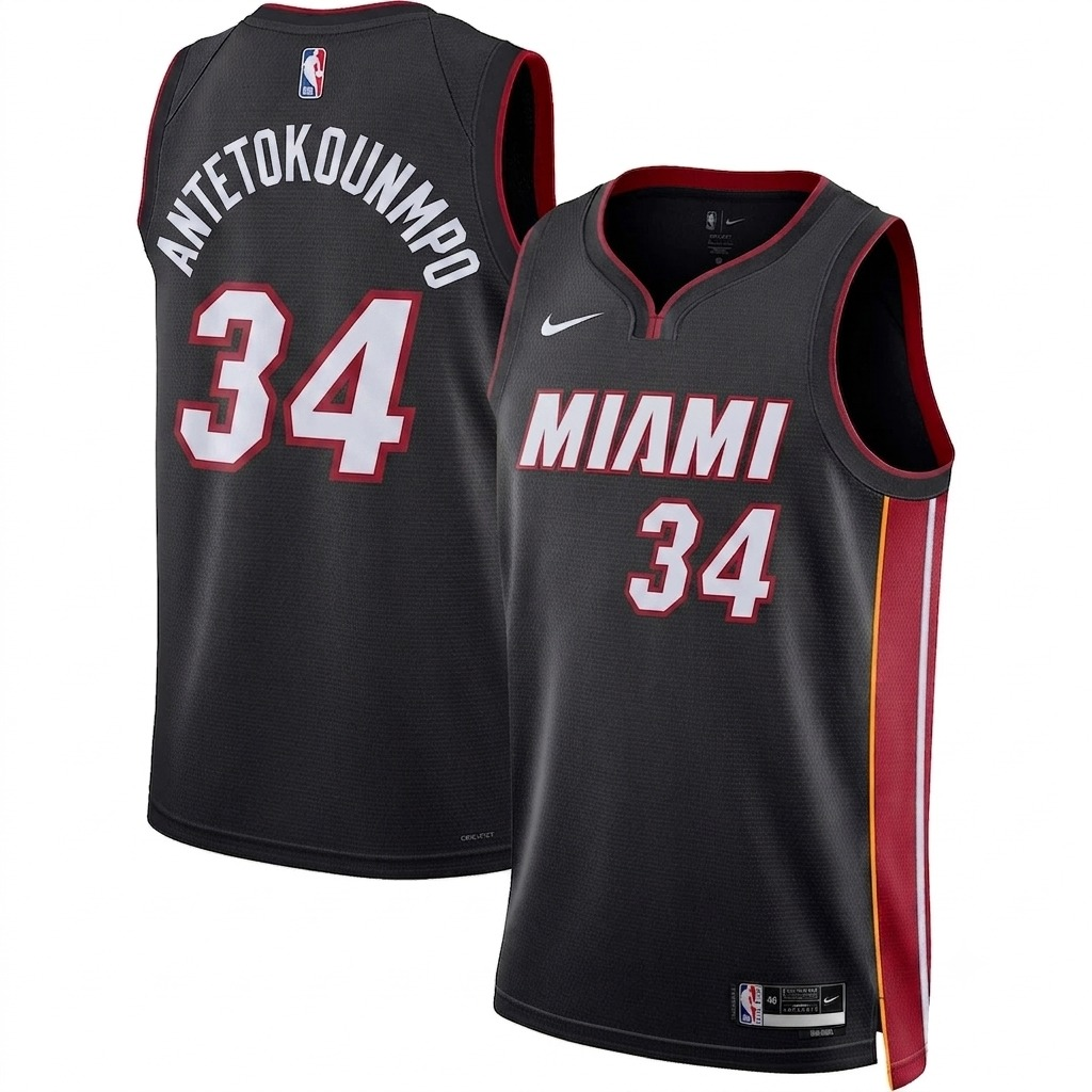 Miami Heat 2026 Giannis Antetokounmpo Edition Jersey - Stitched