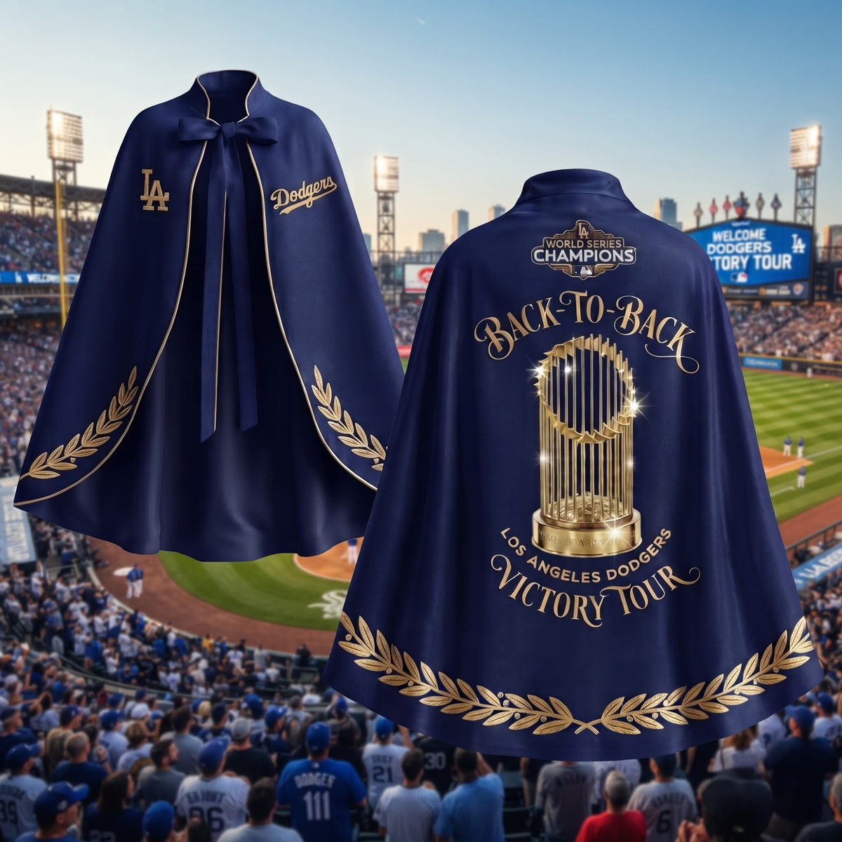 LAD Champions Supporter Edition Strap Shawl Cape – Printed