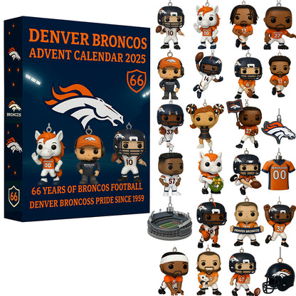 Denver Broncos 66th Anniversary Advent Calendar