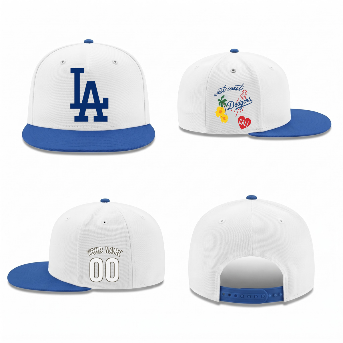 LAD West Coast Personalized Snapback Cap - Printed