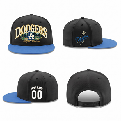 LAD Dodger Stadium Personalized Snapback Cap - Printed