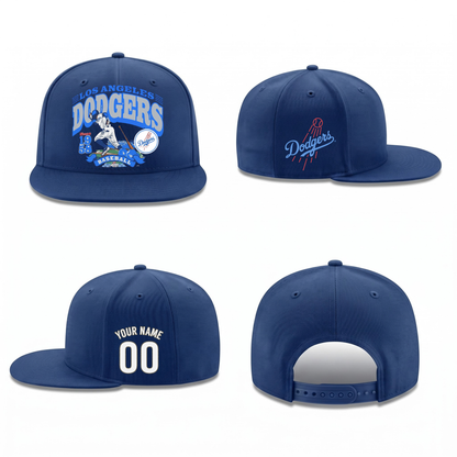 LAD Baseball Since 1958 Personalized Snapback Cap - Printed
