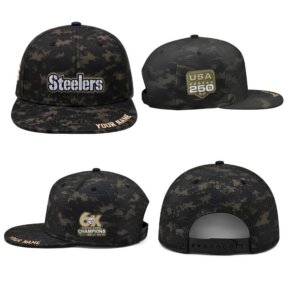PIT 2026 Salute To Service Edition Personalized Snapback Cap - Printed