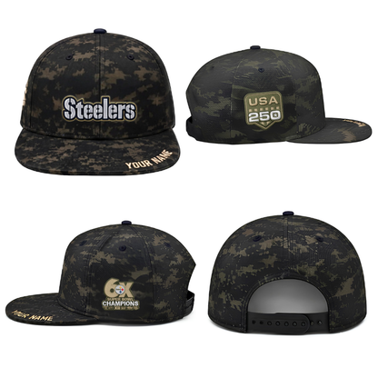 PIT 2026 Salute To Service Edition Personalized Snapback Cap - Printed