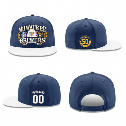 MIL Since 1970 Personalized Snapback Cap - Printed