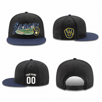 MIL Baseball Field Personalized Snapback Cap - Printed