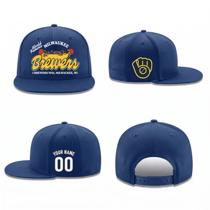 MIL Hotdog Edition Personalized Snapback Cap - Printed
