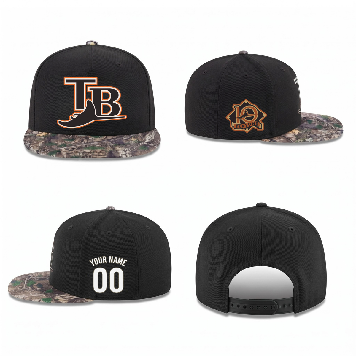 TBR Copper Trees Personalized Snapback Cap - Printed