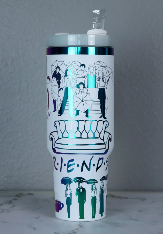 FRIENDS Show Inspired Engraved Tumbler, Gift for Fans- 406TTTB064