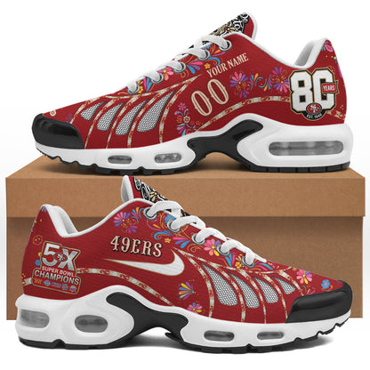 San Francisco 49ers Día de los Muertos Edition Custom Sport Shoes