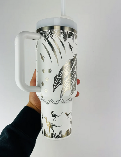 Jurassic Park Dinosaurs Engraved 40 Oz Tumbler - 406TTTB042