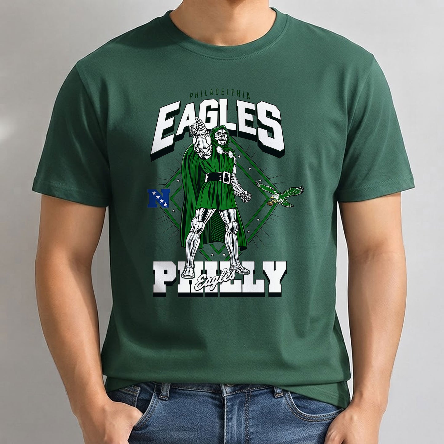 PHI x Green Cape Villain Edition One Side Printed T-Shirt