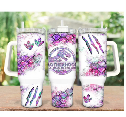 Motherhood Is a Walk In the Park 40 oz Tumbler- Gift For Mom- 406TTTB045