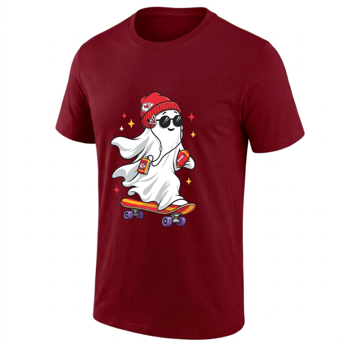 KC Skater Boo One Side T-Shirt - Printed