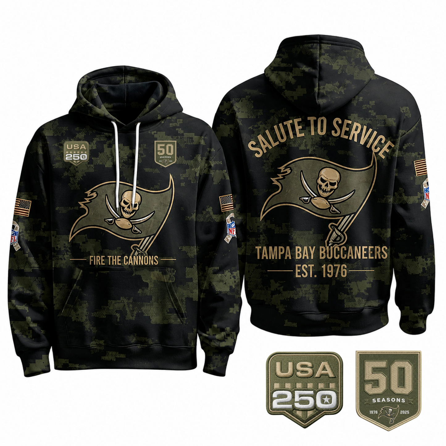 TB 2026 Salute To Service Edition Pullover Hoodie - Printed