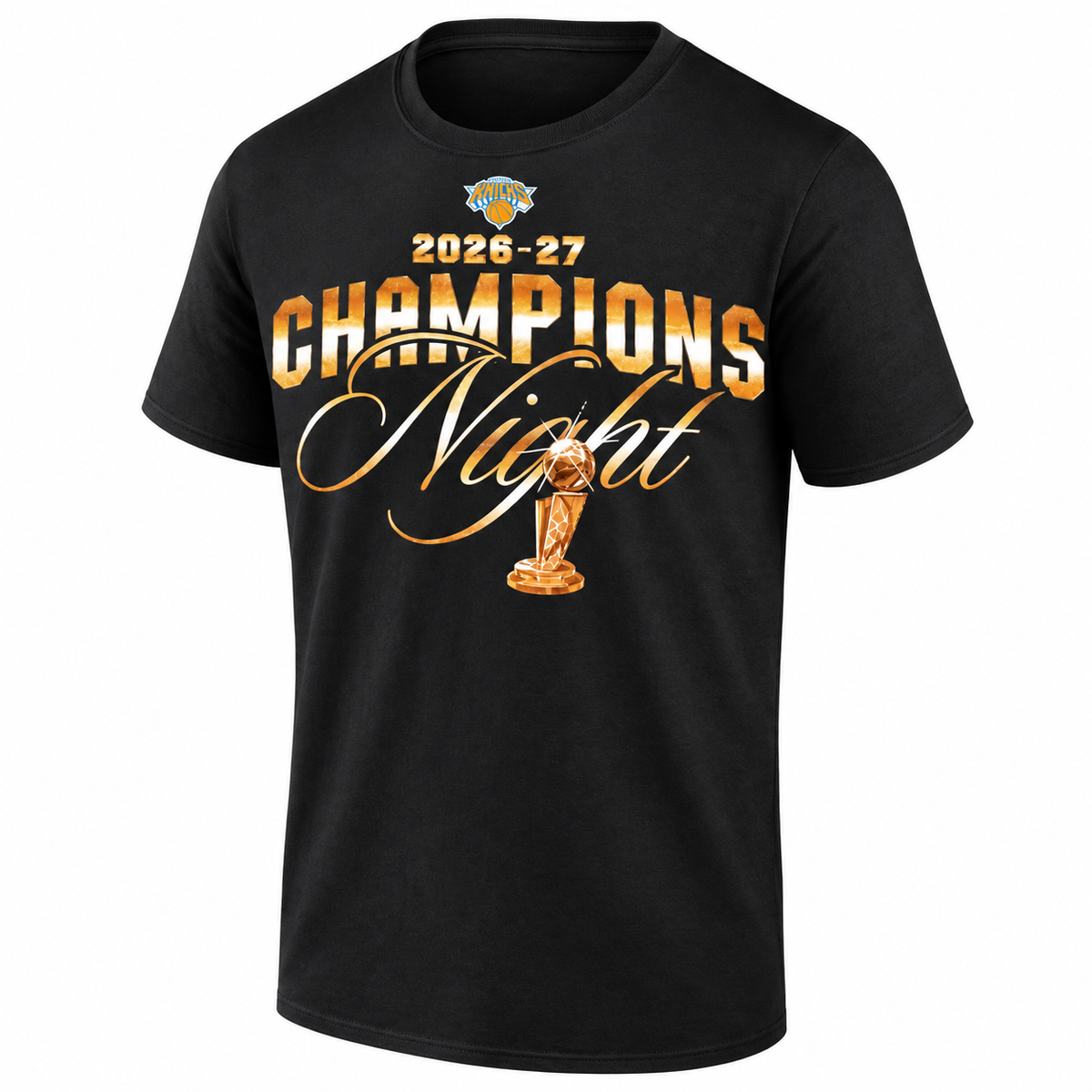 New York Knicks Champions 2026 Night One Side T-Shirt - Printed