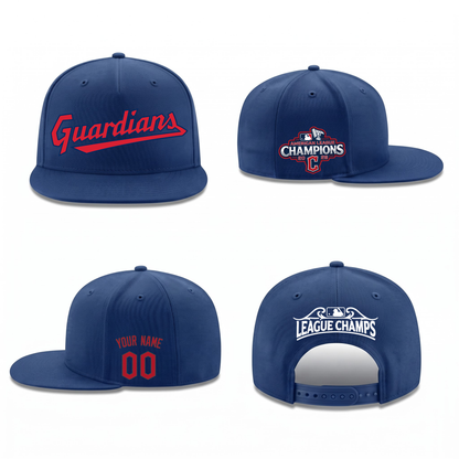 CLE American League Champions Personalized Snapback Cap - Printed V2