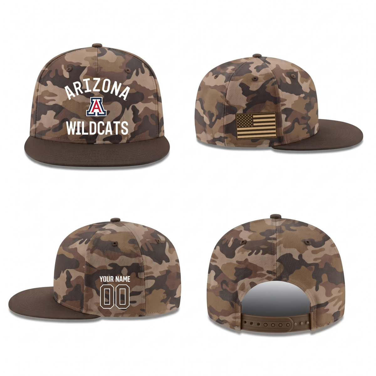 ARIZ Military Personalized Snapback Cap - Printed