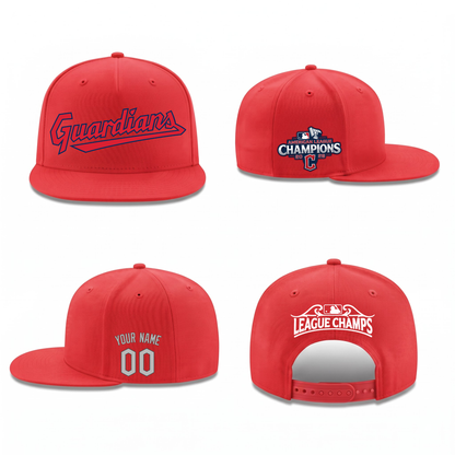 CLE American League Champions Personalized Snapback Cap - Printed V2
