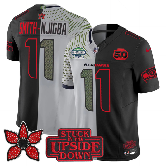 SEA 2025 NFC West Division Champions 'Upside Down Edition' Vapor Limited Jersey