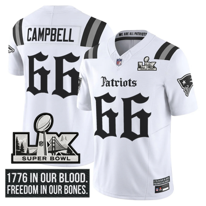 NE SB LX Patch Vapor Limited Gothic Jersey - All Stitched