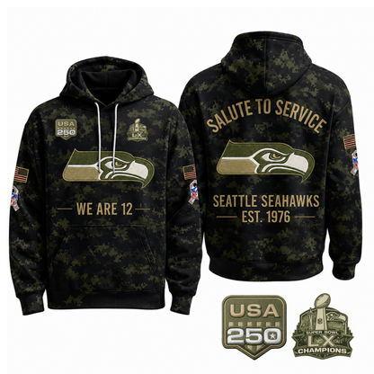 SEA 2026 Salute To Service Edition Pullover Hoodie - Printed
