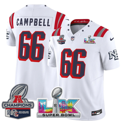 NE 2025 "Rivalries" AFC Champions Vapor Limited Jersey - All Stitched