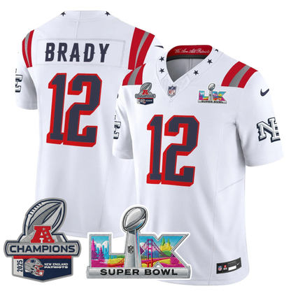 NE 2025 "Rivalries" AFC Champions Vapor Limited Jersey - All Stitched