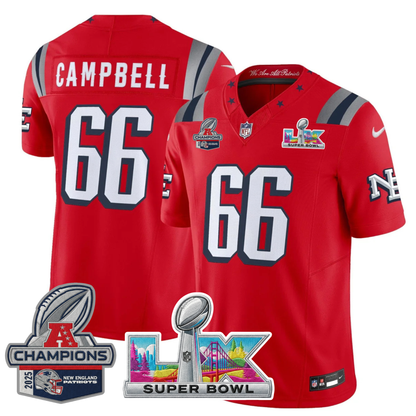 NE 2025 "Rivalries" AFC Champions Vapor Limited Jersey - All Stitched