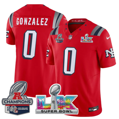 NE 2025 "Rivalries" AFC Champions Vapor Limited Jersey - All Stitched