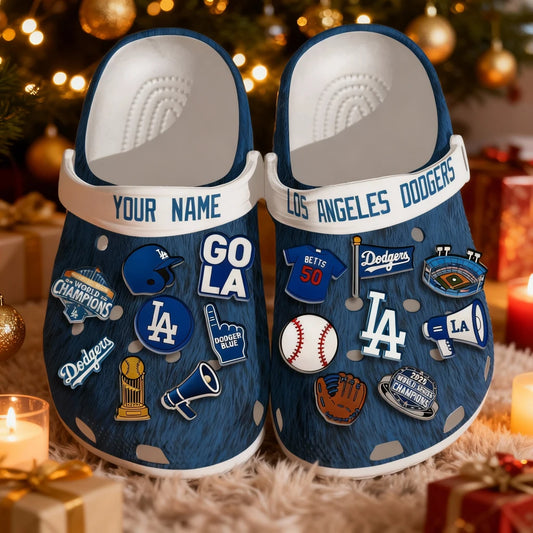 LAD World Series Champions Clogs - Charms Gift Set
