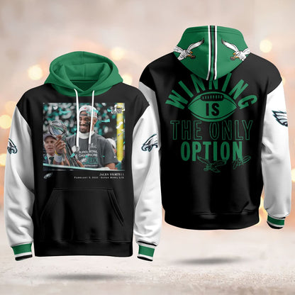Philadelphia Eagles Super Bowl LIX Champions Hoodie - Printed